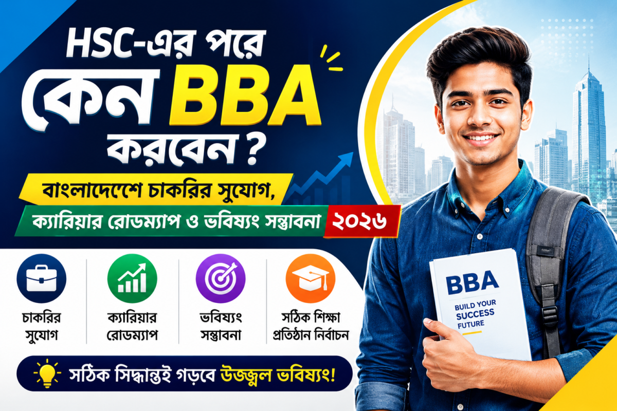 #BBA #BBABangladesh #HSCএরপরেBBA #কেনBBAকরবেন #BBACareer #BBACareerRoadmap #BBAJobOpportunity #BangladeshJobs #CareerGuide #StudentCareer #HigherEducation #BusinessAdministration #CorporateCareer #CareerPlanning #FutureCareer #JobOpportunity #BangladeshEducation #BBAFuture #BusinessCommunication #CorporatePresentation #ProfessionalGrooming #SkillDevelopment #LeadershipSkills #CorporateWorld #UniversityLife #EducationBangladesh #CareerSuccess #HSCStudents #StudentGuide #FutureSuccess #বাংলাদেশেBBA #BBAচাকরিরসুযোগ #BBAক্যারিয়ার #ক্যারিয়াররোডম্যাপ #ভবিষ্যৎসম্ভাবনা #উচ্চশিক্ষা #শিক্ষার্থীজীবন #কর্পোরেটচাকরি #ক্যারিয়ারপরিকল্পনা #ব্যবসাপ্রশাসন